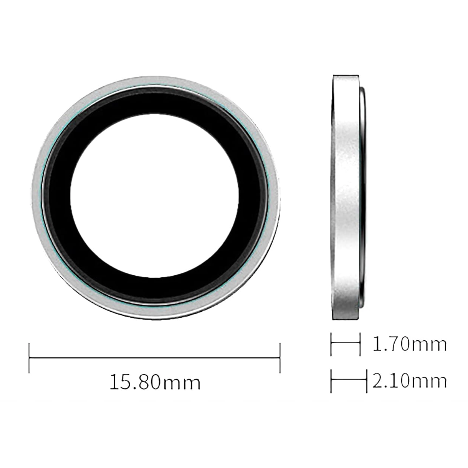 Metal Camera Lens Glass Individual Eagle Protector Cover - For iPhone 16e