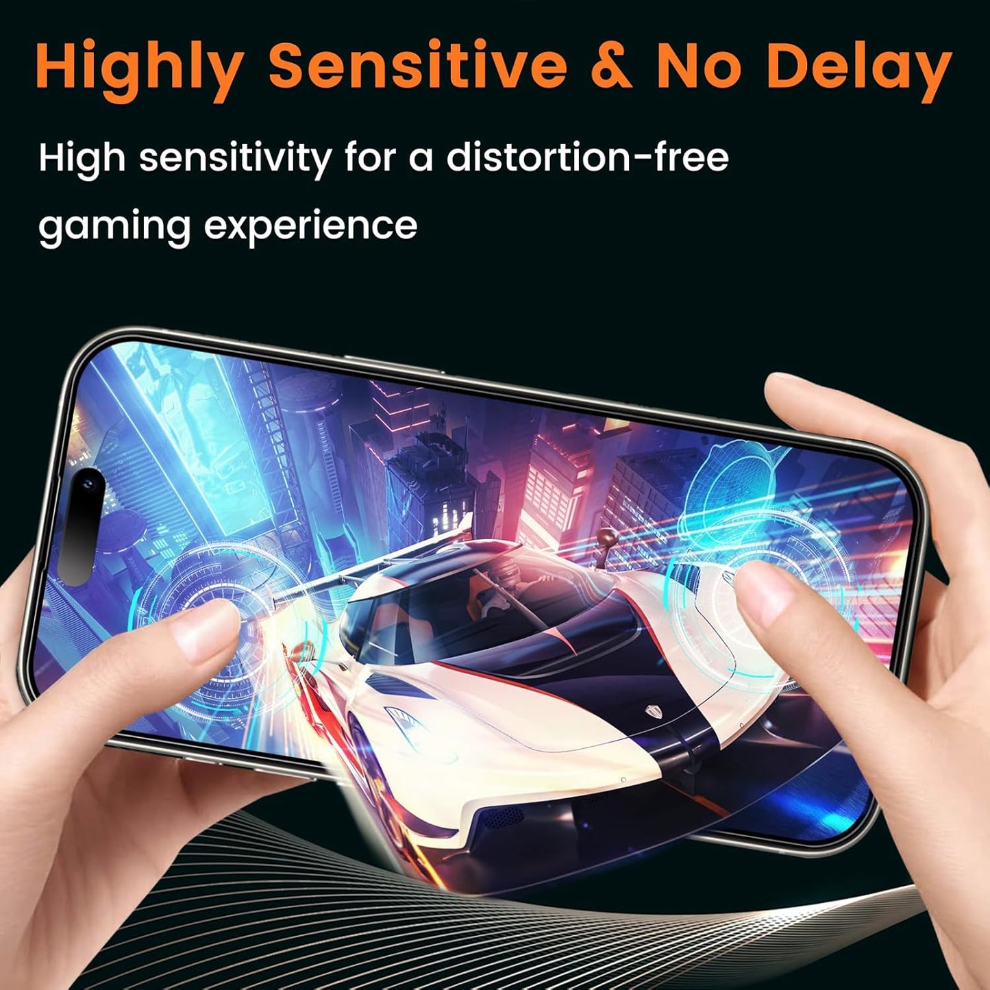For iPhone 16 Pro Max (6.9”) Matte Anti-Glare Screen Protector 9H Tempered Glass Film