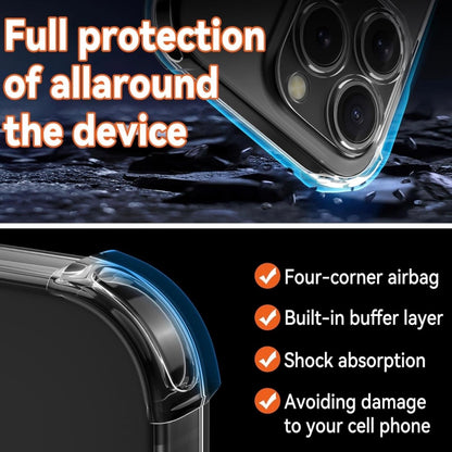 For iPhone 16 15 Pro Max Case with Card Holder, Wallet Case Clear Slim Soft Protective Cover Shockproof Anti-Scratch Phone Card Case