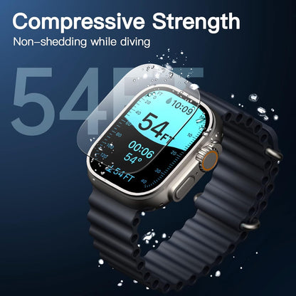 [2 Pack] For Apple Watch Ultra 3/2/1 49mm Tempered Glass Screen Protector
