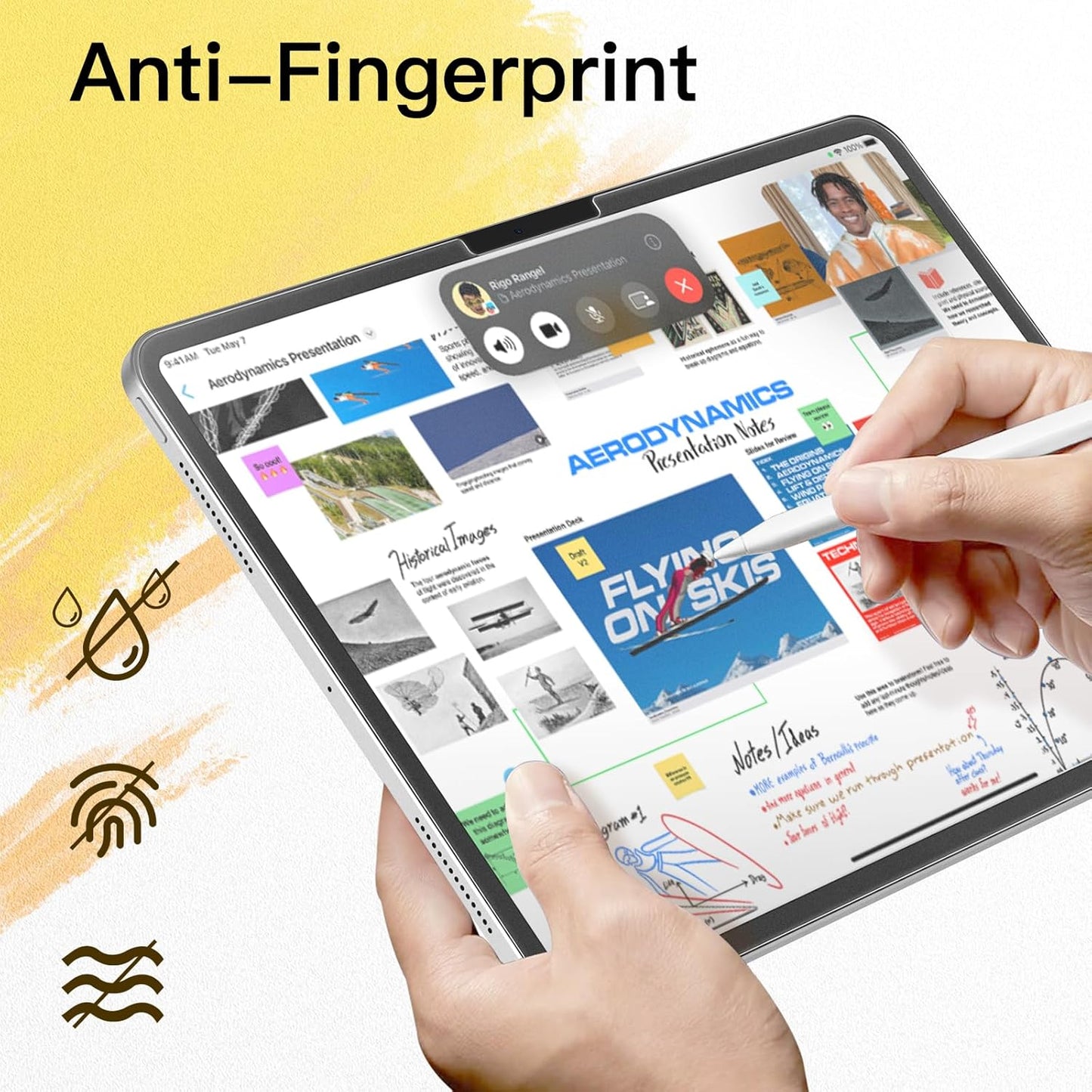 Paper Feel Screen Protector for iPad Pro 11" M5/M4 (2025/2024) Anti-Glare Matte PET Film for Drawing & Writing