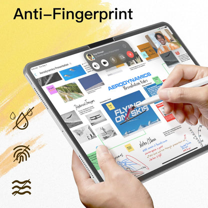 Paper Feel Screen Protector for iPad Pro 11" M5/M4 (2025/2024) Anti-Glare Matte PET Film for Drawing & Writing