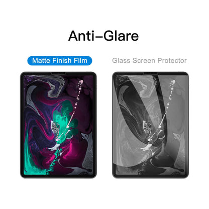 Paper Feel Screen Protector for iPad Pro 11" 4/3/2/1, Air 5/4 Anti-Glare Matte PET Film for Drawing & Writing