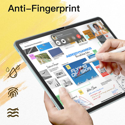 Paper Feel Screen Protector for iPad Air 11" M4/M3/M2 (2026/2025/2024) Anti-Glare Matte PET Film for Drawing & Writing