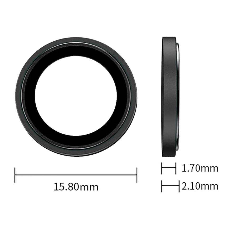 Metal Camera Lens Glass Individual Eagle Protector Cover - For iPhone 16e