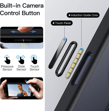 For iPhone 17 Pro (6.3") Magnetic MagSafe Shockproof Case Ring Stand Black Cover