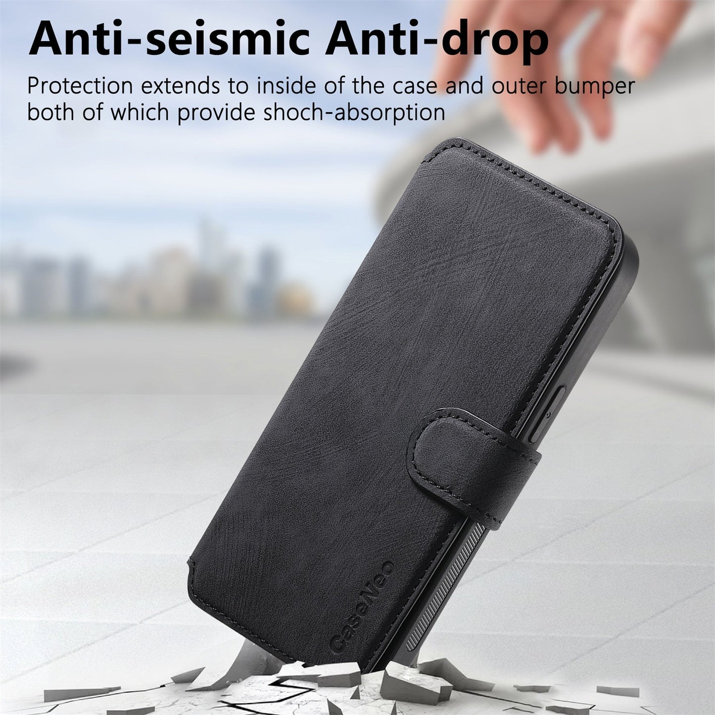 For iPhone 16 Pro Max Plus Detachable Wallet Case Flip Leather Magsafe Magnetic Cover