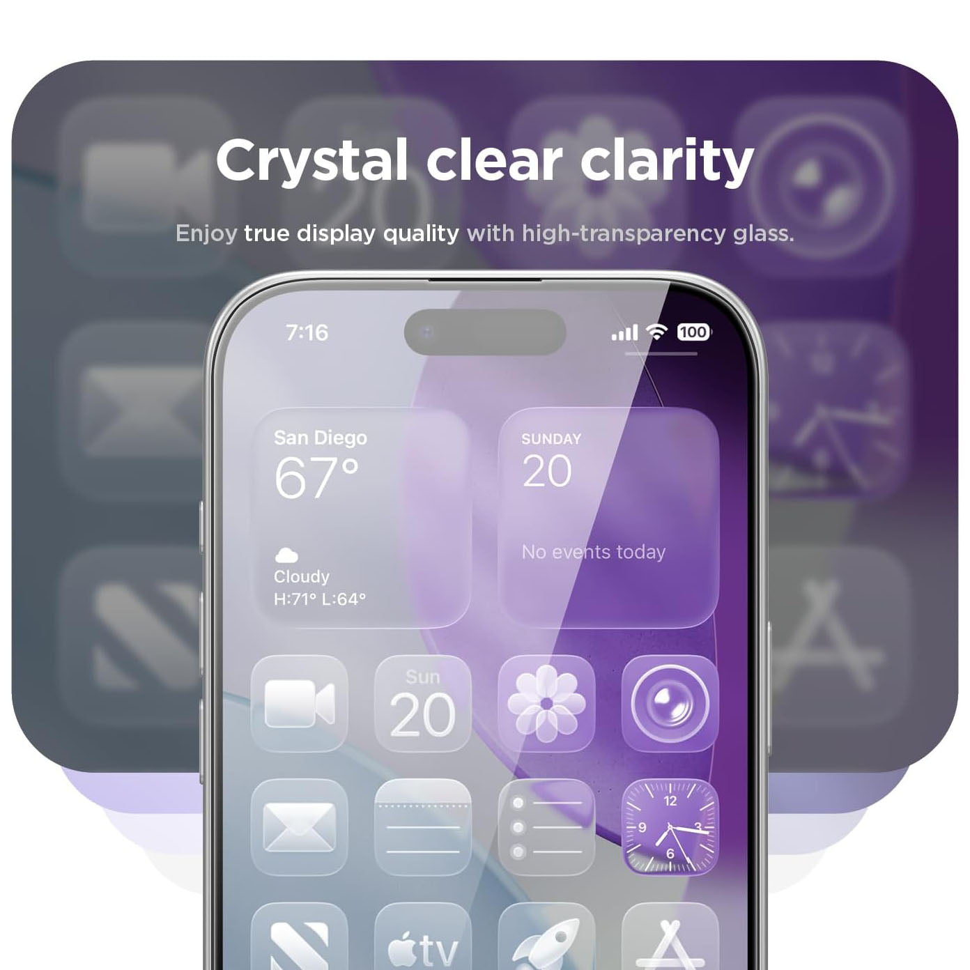 Tempered Glass Privacy Screen Protector Anti-Spy 9H Hardness For Apple iPhone 17 Air (6.5”)