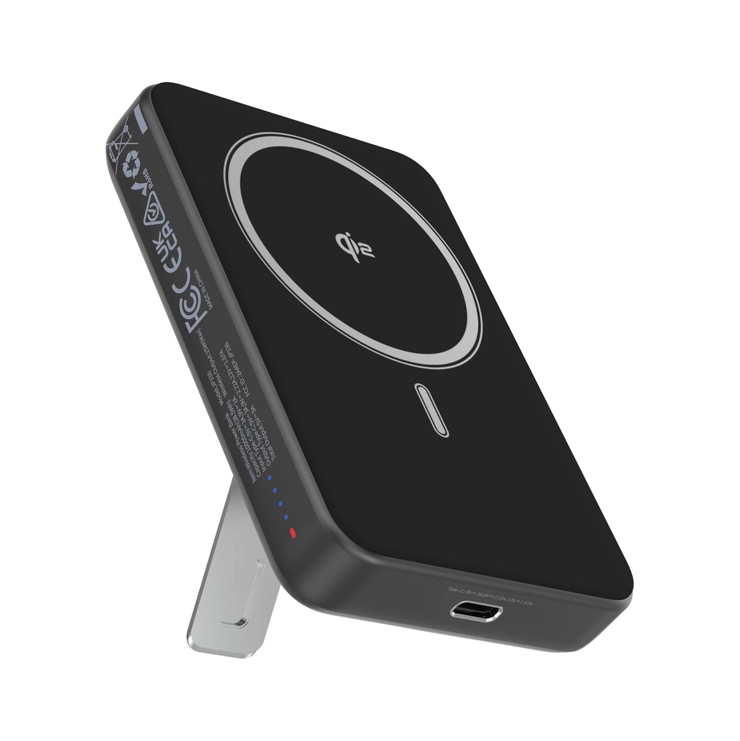 TESSAN Qi2 Certified | 10,000mAh PD 15W Fast Charging | Magnetic Wireless Power Bank Kickstand