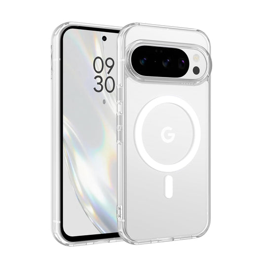 Magnetic Clear Case for Google Pixel 10 / 10 Pro MagSafe Compatible Anti-Scratch Transparent Protective Cover