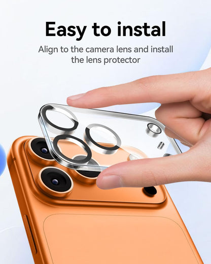 iPhone 17 Pro Max 6.9" Camera Lens Protector, 9H Tempered Glass, HD Clear, Anti-Scratch, Case Friendly