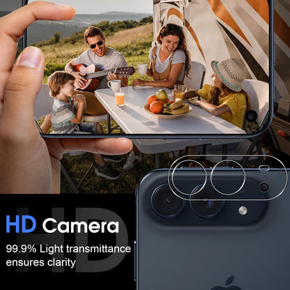 For iPhone 18 Duo 2026 Camera Lens Protector, 9H Tempered Glass, HD Clear, Anti-Scratch, Case Friendly