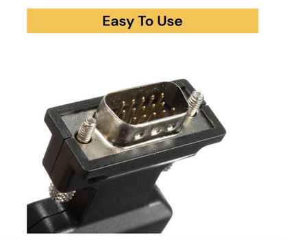 VGA Male to HDMI Female Converter Adapter 1080P with Audio Output and USB Power Cable