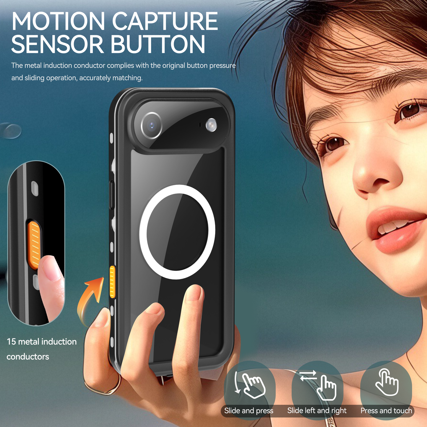 Redpepper Case Life Waterproof ShockProof Cover For iPhone 17 Air (6.5”)