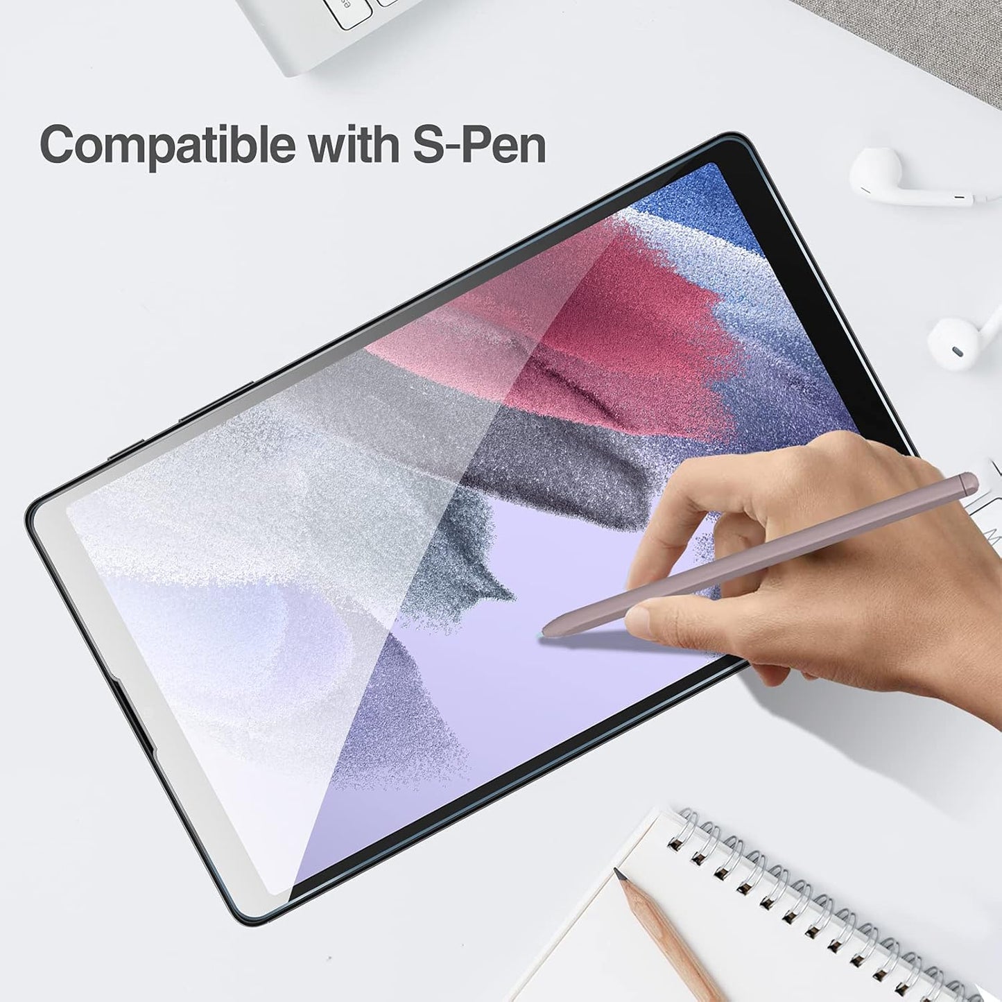 Screen Protector Samsung Galaxy Tab S7 Lite 8.7 Inch 2021 9H Hardness Tempered Glass Film