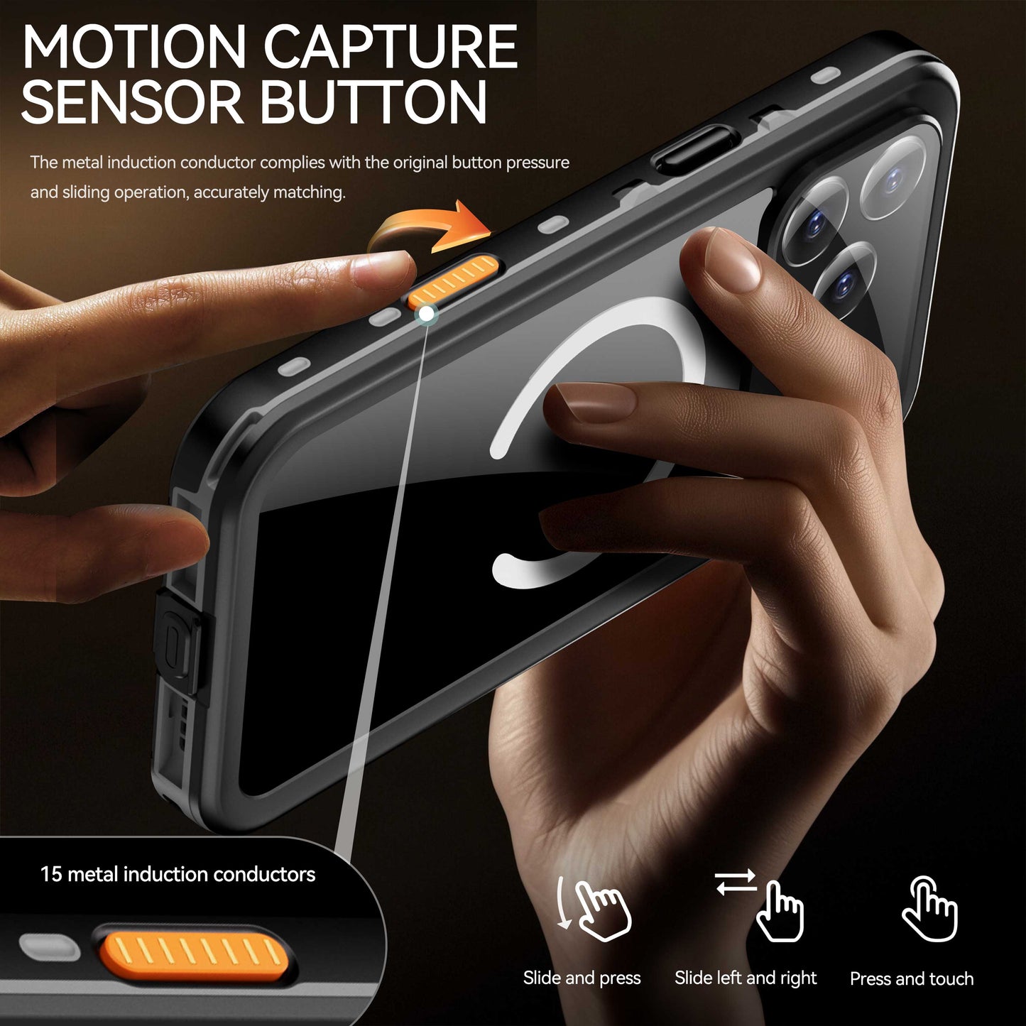 Redpepper Case Life Waterproof ShockProof Cover For iPhone 17 Pro Max (6.9”)