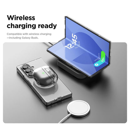 Magnetic Clear Case for Samsung Galaxy Z Fold 7 MagSafe Compatible Magnetic Shockproof Bumper Clear Cover