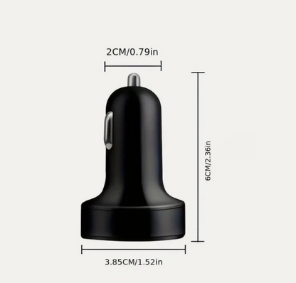 12V Dual QC3.0 Car Charger Socket Fast USB Power Adapter for Phone Tablet GPS Dash Cam SUV Truck