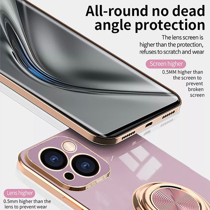 Luxury Shockproof Ring Case Stand Cover For iPhone 13