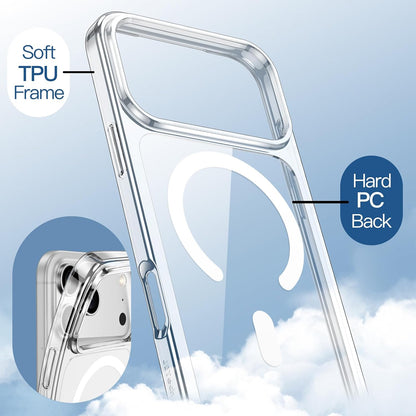 For Apple iPhone 18 Pro Max / 17 Pro Max 6.9-inch Crystal Clear Case Compatible with MagSafe