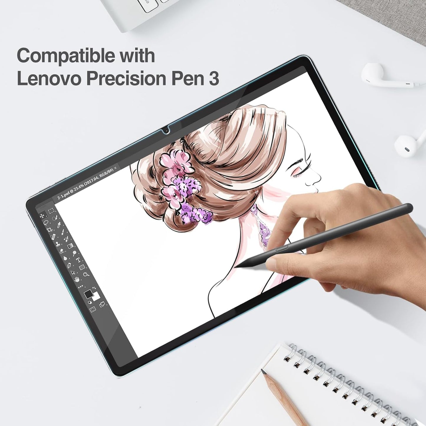 Screen Protector For Lenovo Tab M11/Tab K11 LTE 11" 2024/Idea Tab 11" 2025 TB330FU, Tempered Glass Film Guard