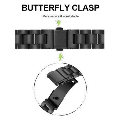 Stainless Steel Metal Slim Watch Band Strap For Apple iWatch Ultra 10 9 8 7 6 5 4 3 2 1 SE 49 46 45 44 42 41 40 38 mm