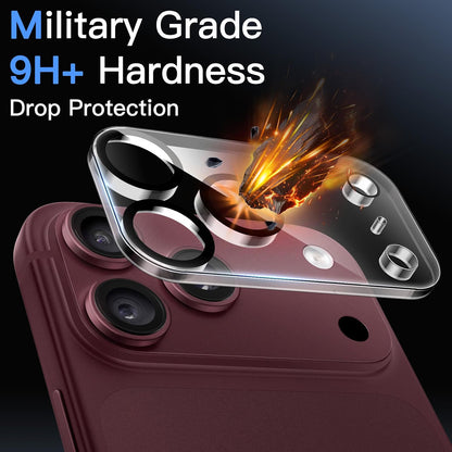 iPhone 18 Pro Max / 17 Pro Max (6.9") Camera Lens Protector, 9H Tempered Glass, HD Clear, Anti-Scratch, Case Friendly