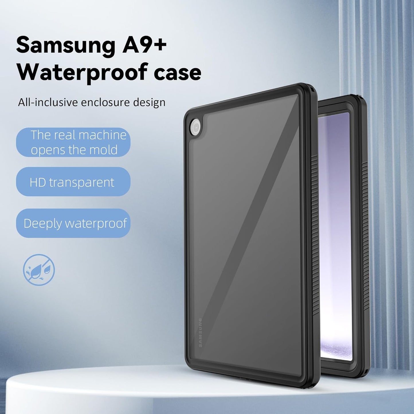 SHELLBOX For Samsung Galaxy Tab A9+ 11" Life Waterproof Case ShockProof Cover