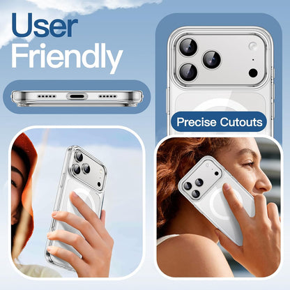 For Apple iPhone 18 Pro Max / 17 Pro Max 6.9-inch Crystal Clear Case Compatible with MagSafe