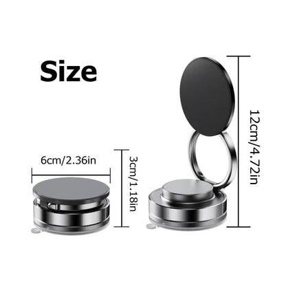 Vacuum Magnetic Suction-Cup Car Phone Holder Mount Foldable Stand
