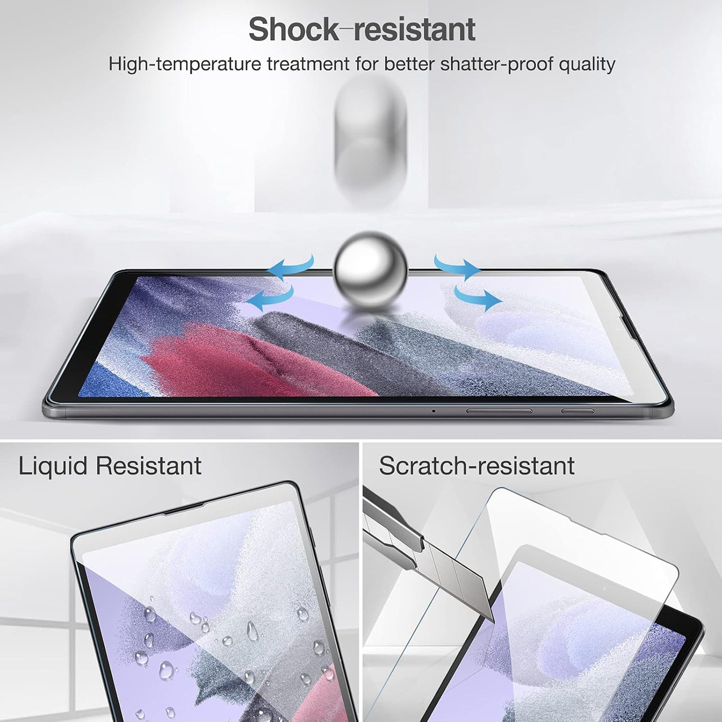 Screen Protector Samsung Galaxy Tab S7 Lite 8.7 Inch 2021 9H Hardness Tempered Glass Film