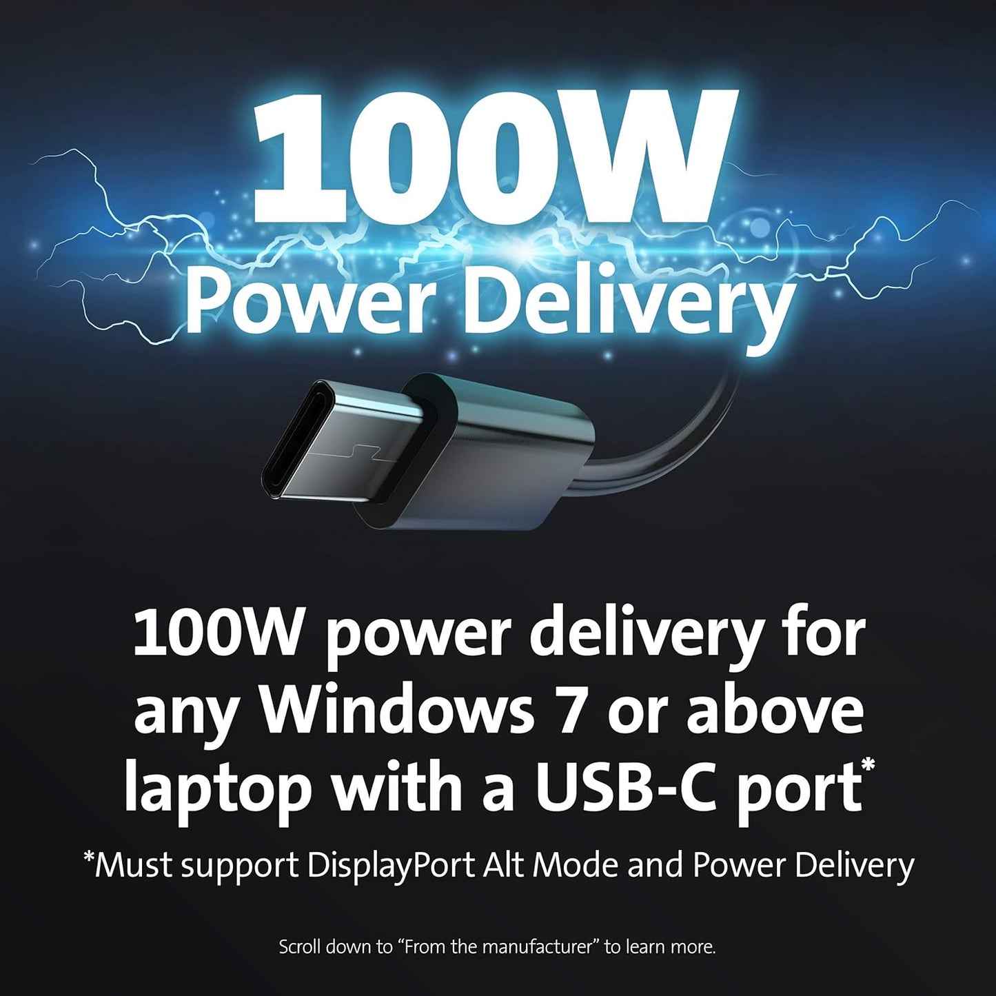 Kensington SD4850P Dual Video USB-C 100W Docking Station With Original Box