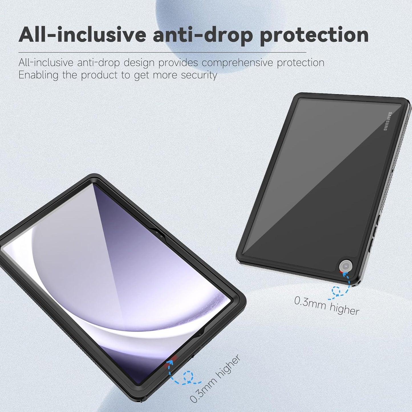 SHELLBOX For Samsung Galaxy Tab A9+ 11" Life Waterproof Case ShockProof Cover