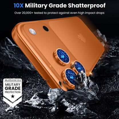 Metal Camera Lens Glass Individual Eagle Protector Cover - For Apple iPhone 17 Pro / 17 Pro Max (3pcs)