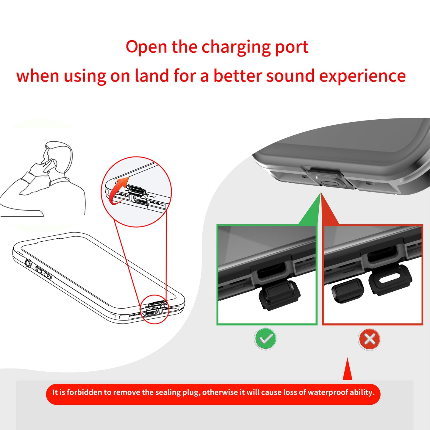 Redpepper Case Life Waterproof ShockProof Cover For iPhone 17 Pro Max (6.9”)
