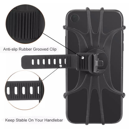 Universal Motor Bike Scooter Stroller Handlebar Mount Holder Cradle For Phone