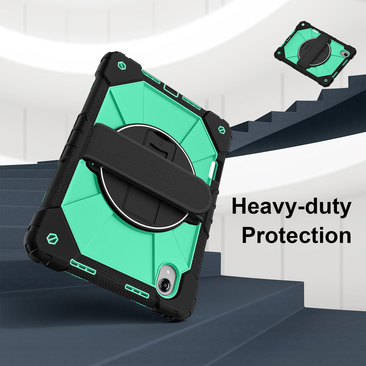 For Lenovo Idea Tab Pro Gen 2 13-inch (TB390) 2026 Rugged Stand Hard Case Shockproof Cover Strap