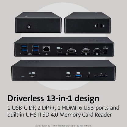 Kensington SD4850P Dual Video USB-C 100W Docking Station With Original Box