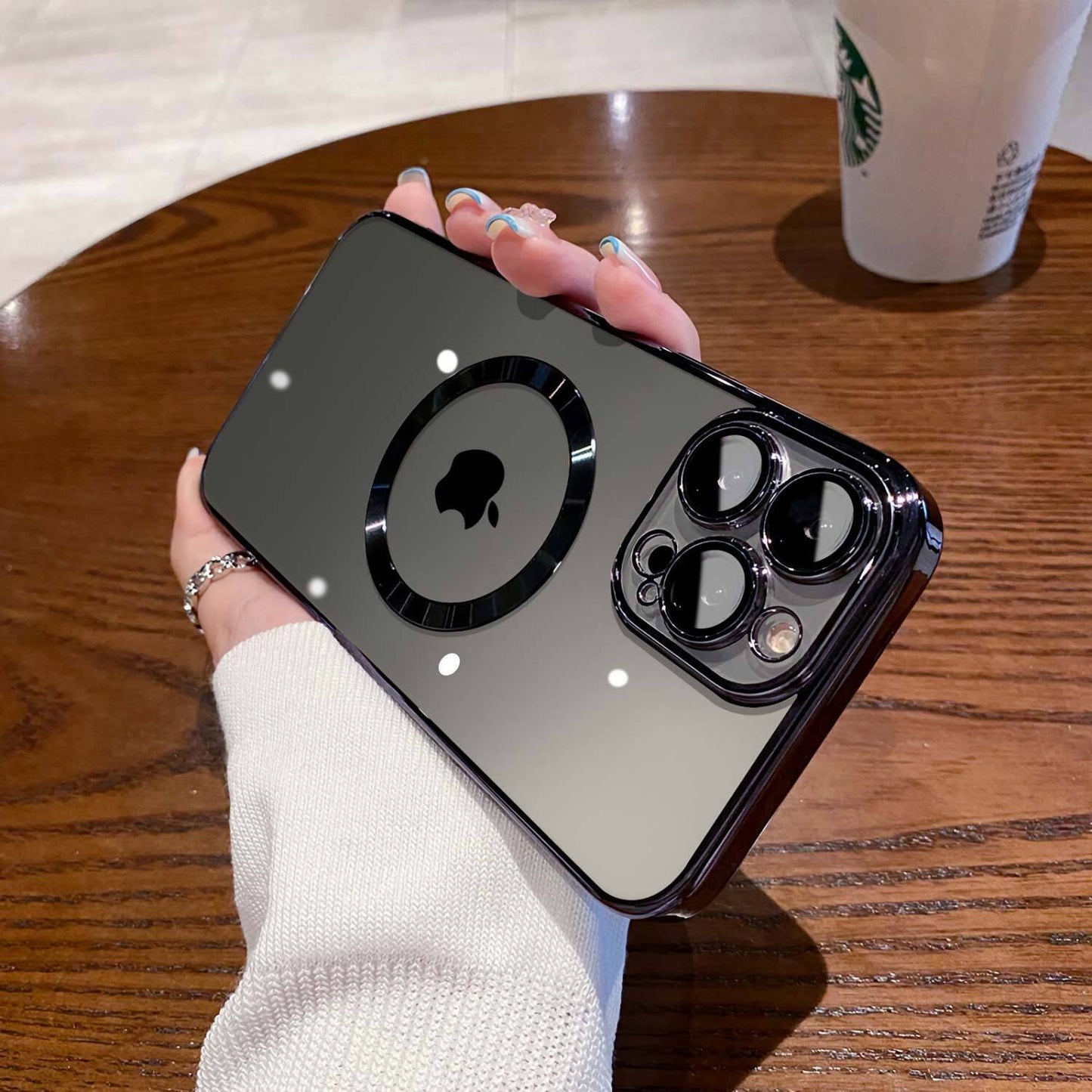 Magsafe Clear Plating Slim Magnetic Case Cover For iPhone 14 Pro Max Plus