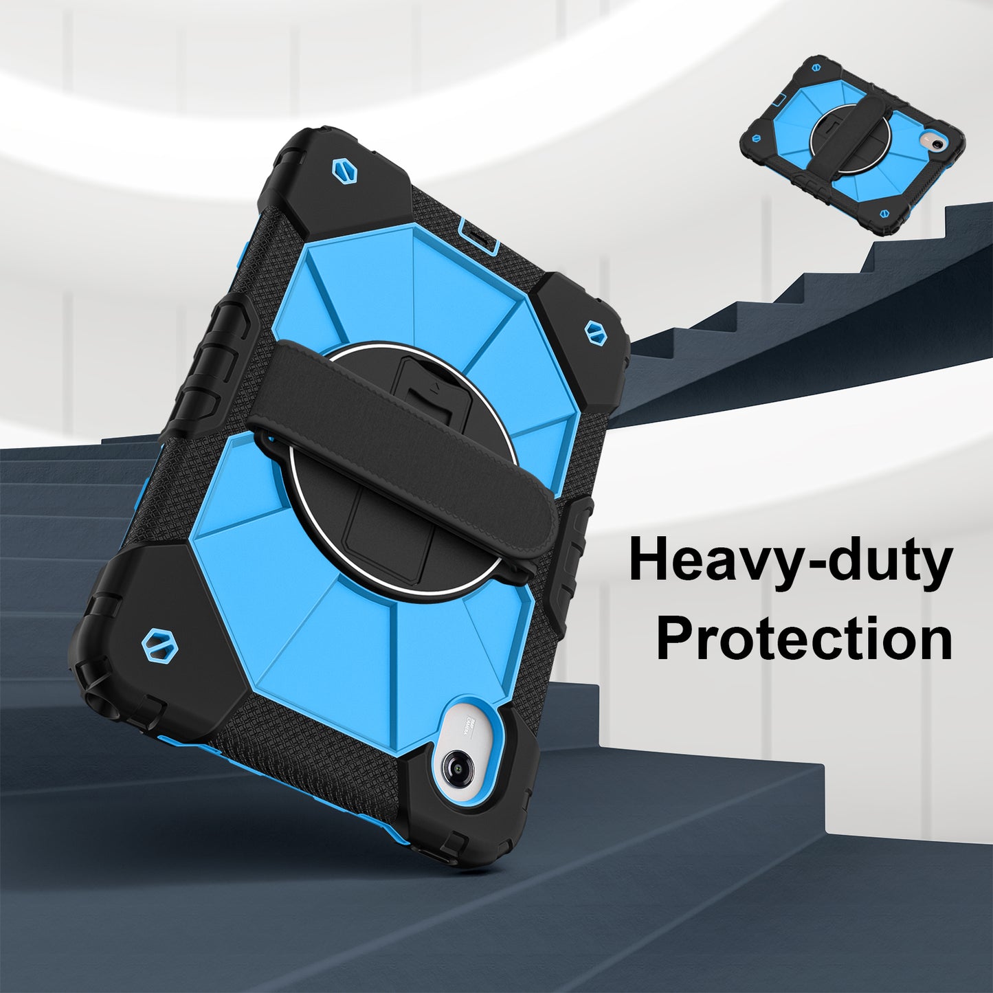 For Lenovo Tab M11 2024 11-inch (TB330FU) / Idea 2025 (TB336FU) Rugged Stand Hard Case Shockproof Cover Strap