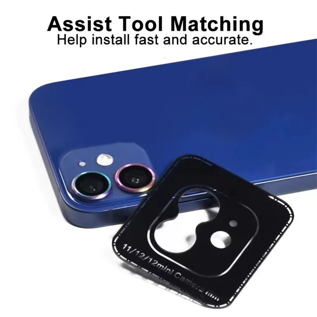 For iPhone Metal Camera Lens Glass Individual Eagle Protector Cover