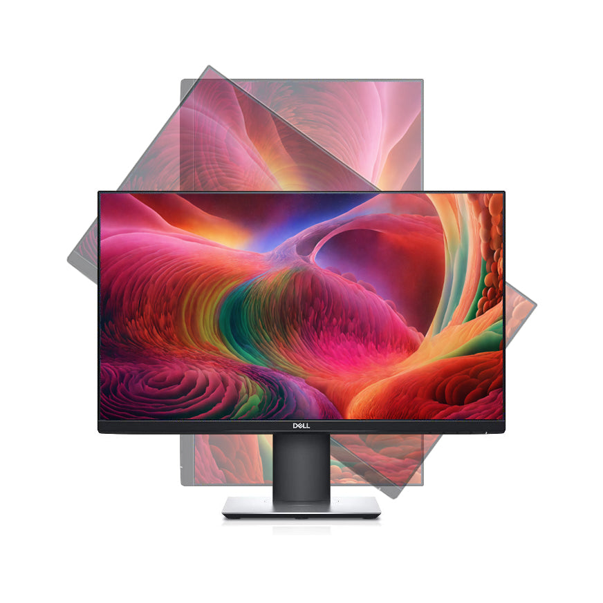 Dell P2419H 24-inch Monitor IPS 1920x1080 Height-Adjust Tilt Swivel HDMI DP VGA USB 3.2 - Refurbished