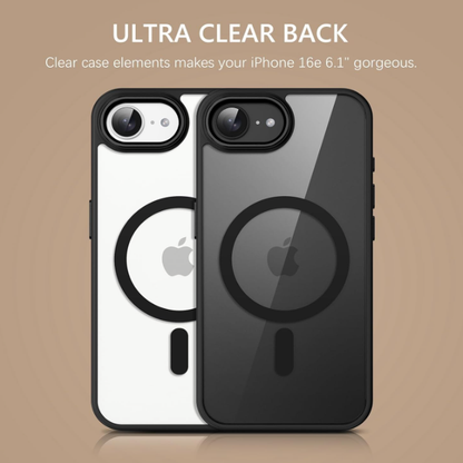 Case Clear Magnetic Shockproof Cover For iPhone 16e