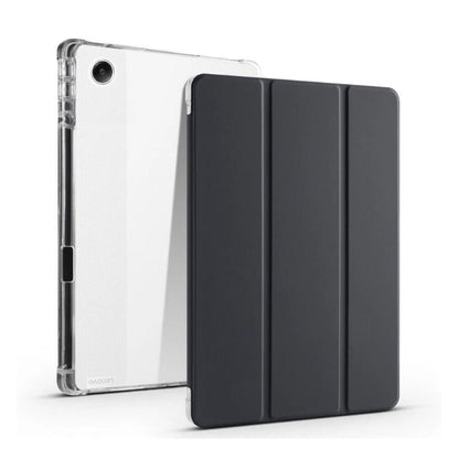 Smart Case for Lenovo Tab TB311 10.1" (2025), Slim Tri-Fold Stand Flip Cover with Pen Holder, Auto Wake/Sleep, Black
