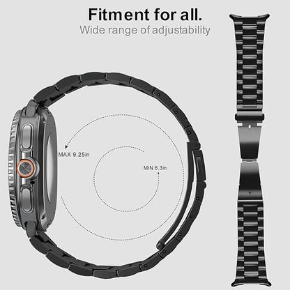Samsung Galaxy Watch 8 40mm/44mm/Classic 46mm Stainless Steel Strap Metal Band