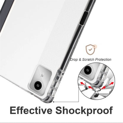 Smart Case for Lenovo Tab M11 11" 2024 TB330FU, Slim Tri-Fold Stand Cover with Pen Holder, Auto Wake/Sleep, Black