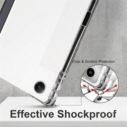 Smart Case for Lenovo Tab TB311 10.1" (2025), Slim Tri-Fold Stand Flip Cover with Pen Holder, Auto Wake/Sleep, Black
