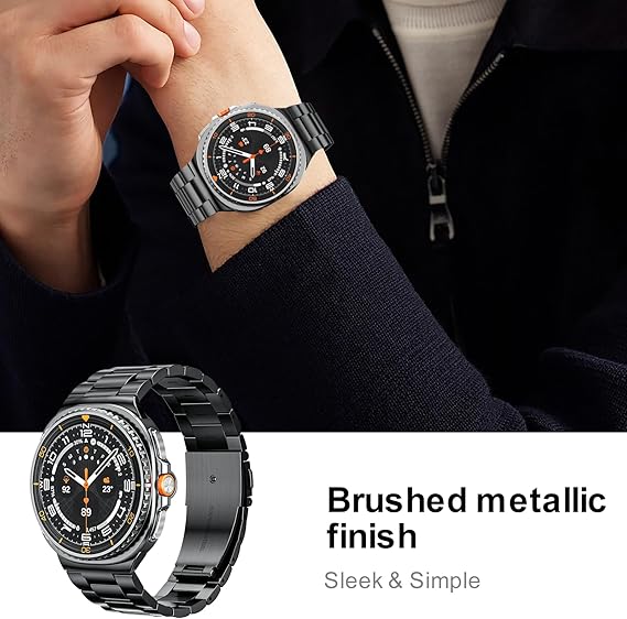 Samsung Galaxy Watch 8 40mm/44mm/Classic 46mm Stainless Steel Strap Metal Band