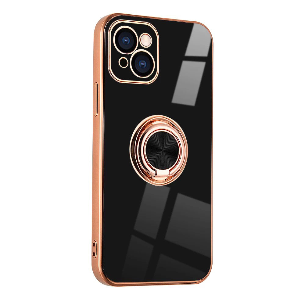 Luxury Shockproof Ring Case Stand Cover For iPhone 13