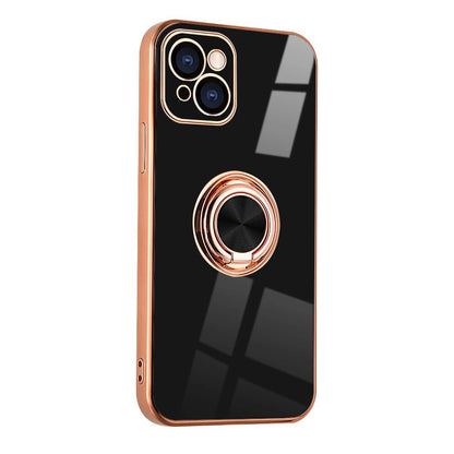 Luxury Shockproof Ring Case Stand Cover For iPhone 13
